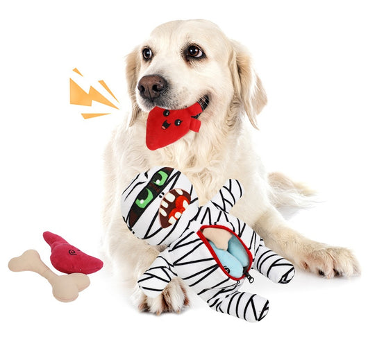 Juguete Interactivo de Peluche Momia con Escondite de Alimentos - Image 10