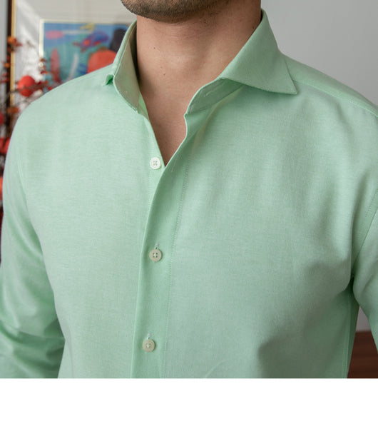 Camisa Casual de Algodón Manga Larga Ajuste Universal para Hombre - Image 5