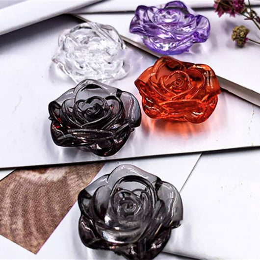 Cuentas de Cristal Transparente AB para Pulseras DIY - Agujero Recto
