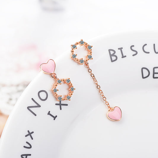 Aretes Asimétricos de Diseño Exclusivo para Mujer