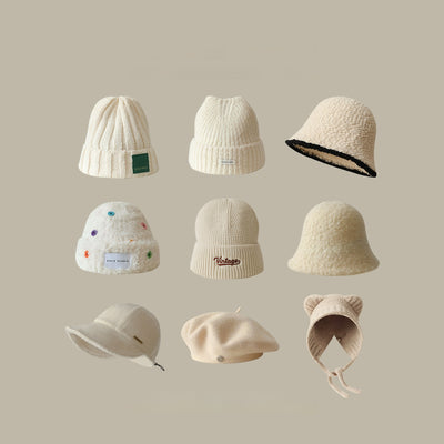Gorra de Béisbol Albaricoque de Ala Ancha para Niños y Niñas