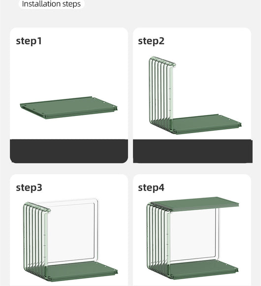 Estantería Modular de Bloques Acrílico Transparente - Image 11