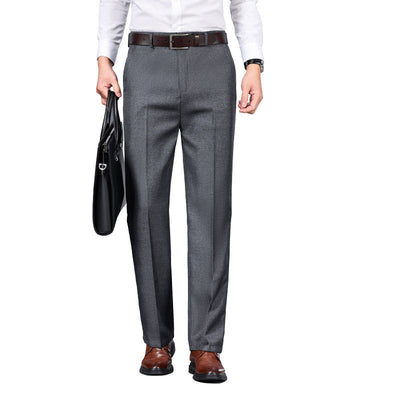Pantalones de Vestir Rectos para Hombre - Elegancia Casual Otoño Invierno - Image 6