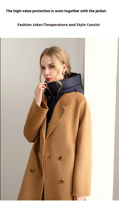 Abrigo Acolchado Unisex con Plumón de Ganso y Capucha - Image 8