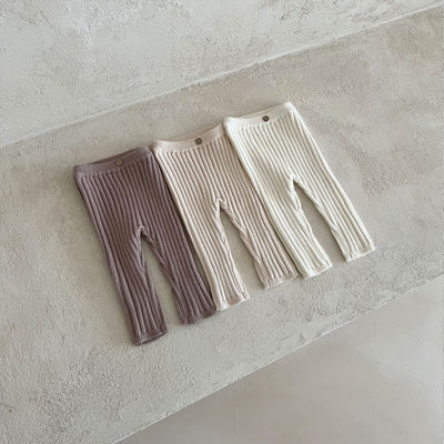 Leggings Tejidos para Bebé y Niño Pequeño con Rayas Hundidas - Image 14