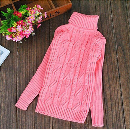 Suéter Velvet Grueso de Doble Capa para Niñas Talla Plus - Image 8