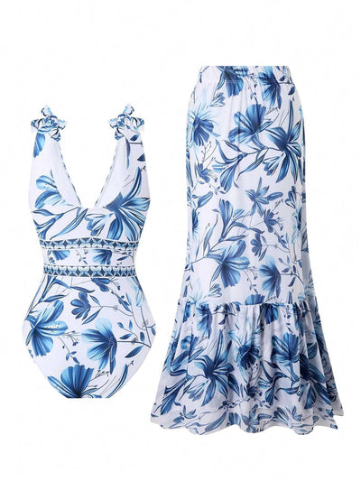 Traje de Baño Enterizo Étnico para Mujer - Image 14
