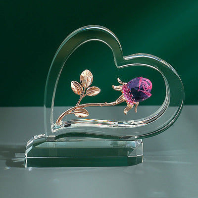 Adornos Decorativos en Forma de Corazón con Rosas para San Valentín - Image 3