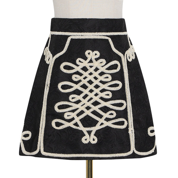 Falda A-línea de Cintura Alta Elegante y Versátil - Image 5