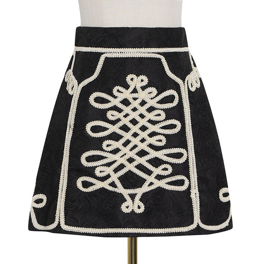 Falda A-línea de Cintura Alta Elegante y Versátil - Image 5