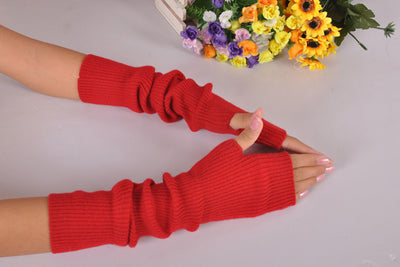 Mangas Largas de Cachemira para Otoño e Invierno - Abrigo Grueso y Cálido - Image 9