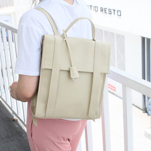 Mochila de Cuero para Mujer con Doble Compartimento de Hombro - Gran Capacidad - Image 9