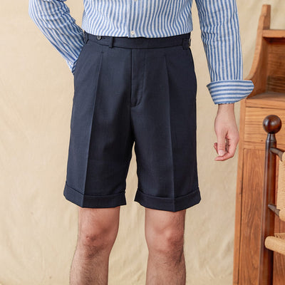 Pantalones Retro Slim-fit de Lino Mezclado para el Verano - Image 6