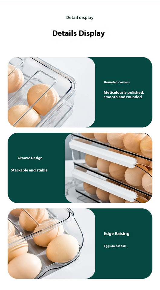Organizador de Huevos Transparente Multiusos para Cocina - Image 18