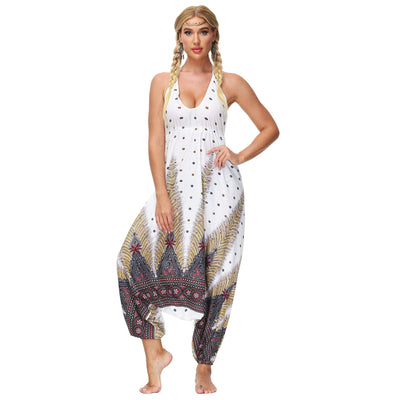 Jumpsuit Casual con Escote V y Amarre al Cuello - Image 14