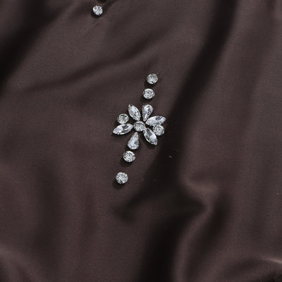 Sudadera Cuello Redondo con Strass Colores Lisos - Image 10