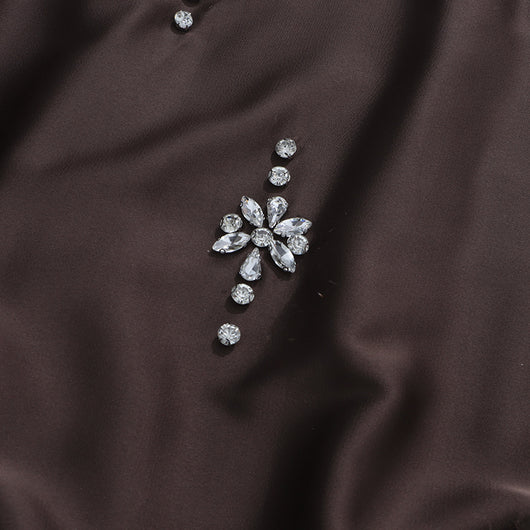 Sudadera Cuello Redondo con Strass Colores Lisos - Image 10