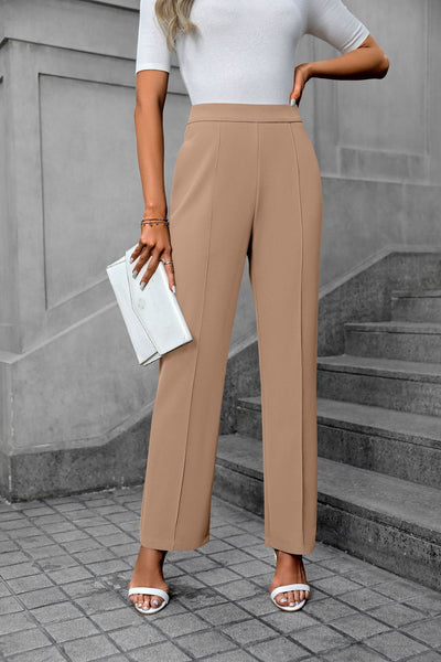 Pantalones de Cintura Alta para Mujer - Elegancia Profesional y Comodidad Diaria - Image 19