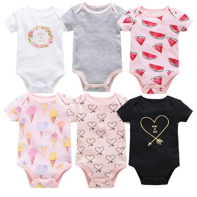 Set de 6 Bodis Cortos para Bebé - Ropa Cómoda y Práctica - Image 14