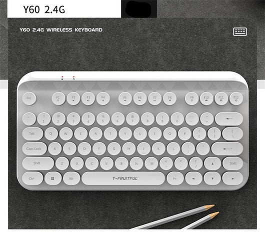 Teclado Inalámbrico Punk Compacto 2.4G - Image 9