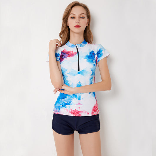 Traje de Baño Corto Estampado Ónix - Image 9