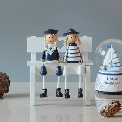Muñeca Artesanal Colgante con Pies Pintados - Títere Decorativo - Image 7