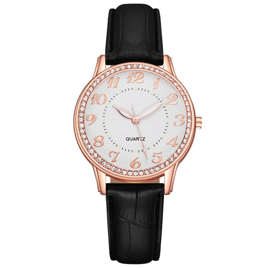 Reloj de Cuarzo Luminoso para Mujer con Diamantes y Correa Elegante - Image 2