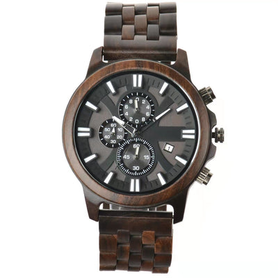 Reloj Minimalista de Madera Sándalo para Hombre - Image 11