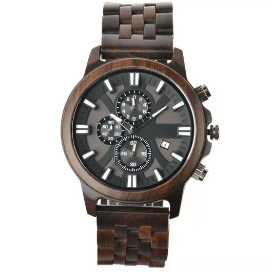 Reloj Minimalista de Madera Sándalo para Hombre - Image 11
