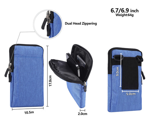 Bolsa Crossbody Diagonal Compacta de Color Sólido - Image 19