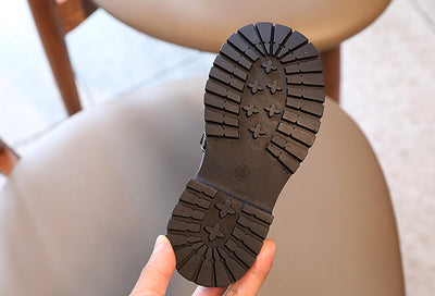 Zapatos Escolares Retro de Cuero con Tacón Grueso para Niños - Image 17