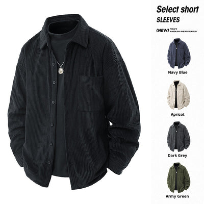 Abrigo Elegante Cuello Falso Dos Piezas para Hombre - Image 4