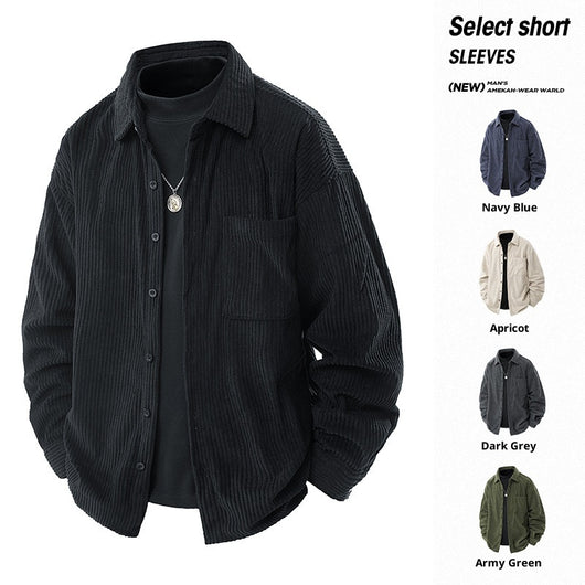 Abrigo Elegante Cuello Falso Dos Piezas para Hombre - Image 4