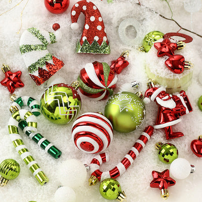 Juego de Adornos Navideños Pintados a Mano