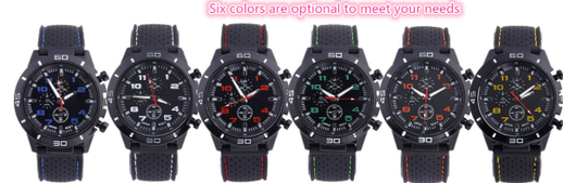 Reloj Deportivo de Cuarzo para Hombre - Correa de Silicona Resistente - Image 2