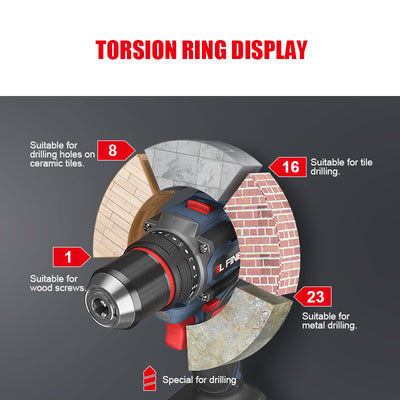 Taladro Atornillador Inalámbrico 21V Brushless con Maletín Completo - Image 4