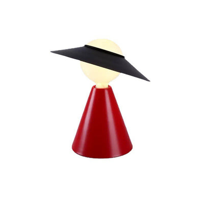 Lámpara de Escritorio Diseño Sombrero de Paja - Decoración Moderna para Estudio y Dormitorio - Image 2