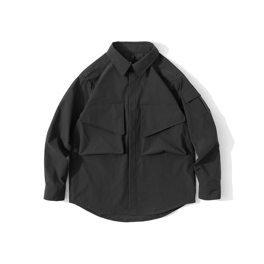 Camisa Casual Holgada con Bolsillos para Hombre - Image 9