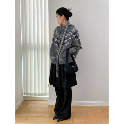 Pantalón Casual Coreano Falsa Dos Piezas con Diseño de Peto - Image 5