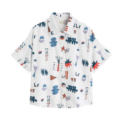 Camisa Estampada de Manga Corta - Image 8