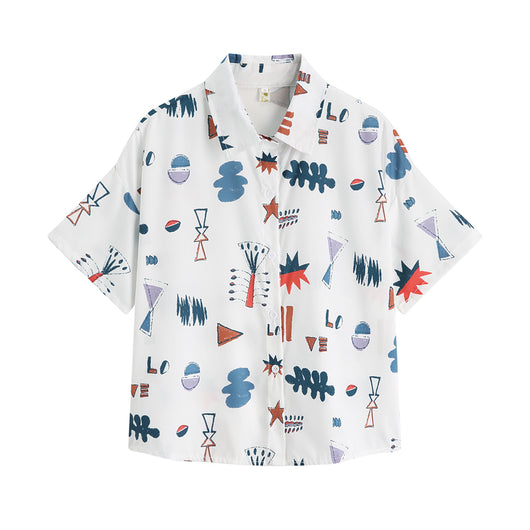 Camisa Estampada de Manga Corta - Image 8