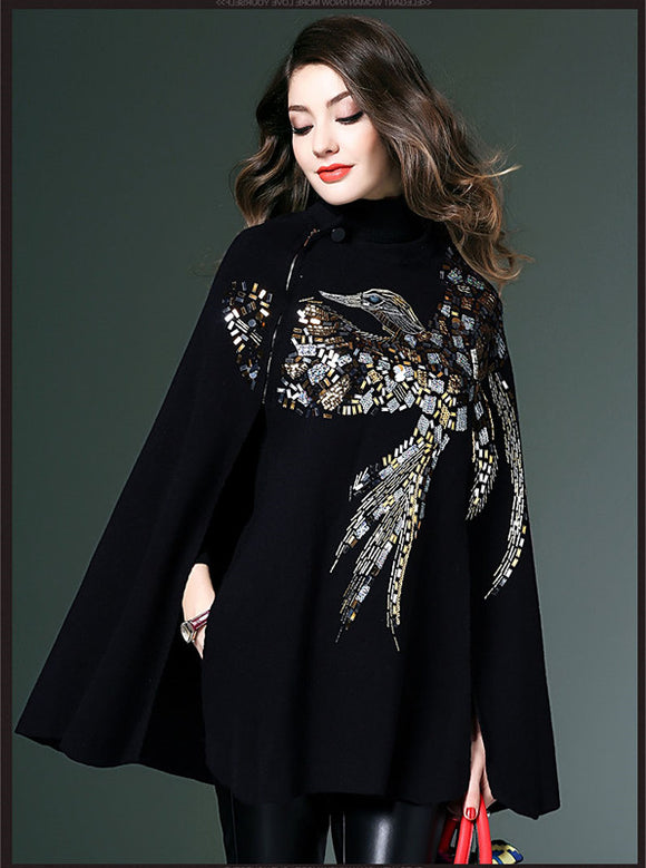 Chaqueta Suéter Estilo Europeo para Mujer