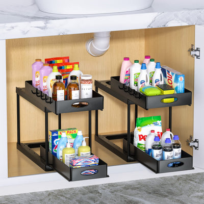Organizador Deslizante Doble para Bajo Lavamanos - Image 17