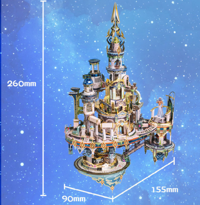 Puzzle 3D Metálico Atlantis - Modelo de Ensamblaje Tridimensional - Image 6