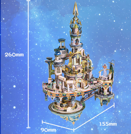 Puzzle 3D Metálico Atlantis - Modelo de Ensamblaje Tridimensional - Image 6