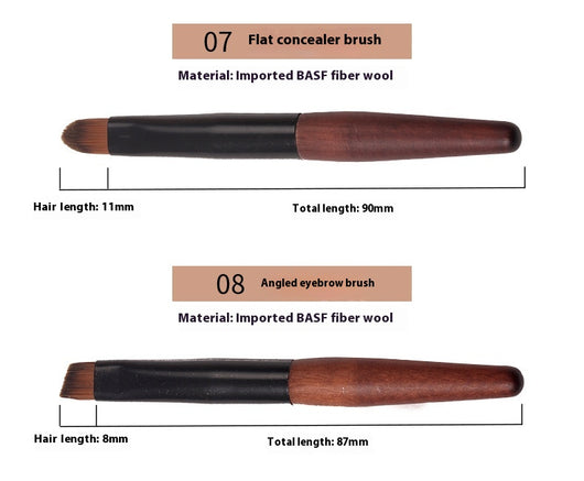Kit Portátil de Brochas de Maquillaje Compacto para Viajes - Image 11