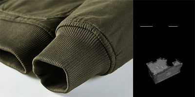 Chaqueta Militar Acolchada de Algodón con Forro Térmico - Image 3