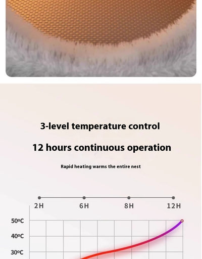 Cama Térmica Cerrada para Gatos - Nido Abrigado Invierno - Image 9