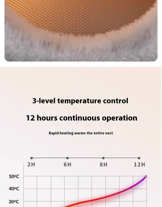 Cama Térmica Cerrada para Gatos - Nido Abrigado Invierno - Image 9