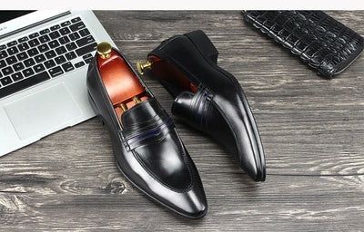 Zapatos de Cuero para Hombre Mocasines Elegantes - Image 16